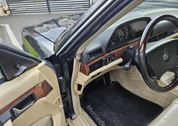 Mercedes-Benz Klasa S cena 75000 przebieg: 172800, rok produkcji 1989 z Rymanów małe 704